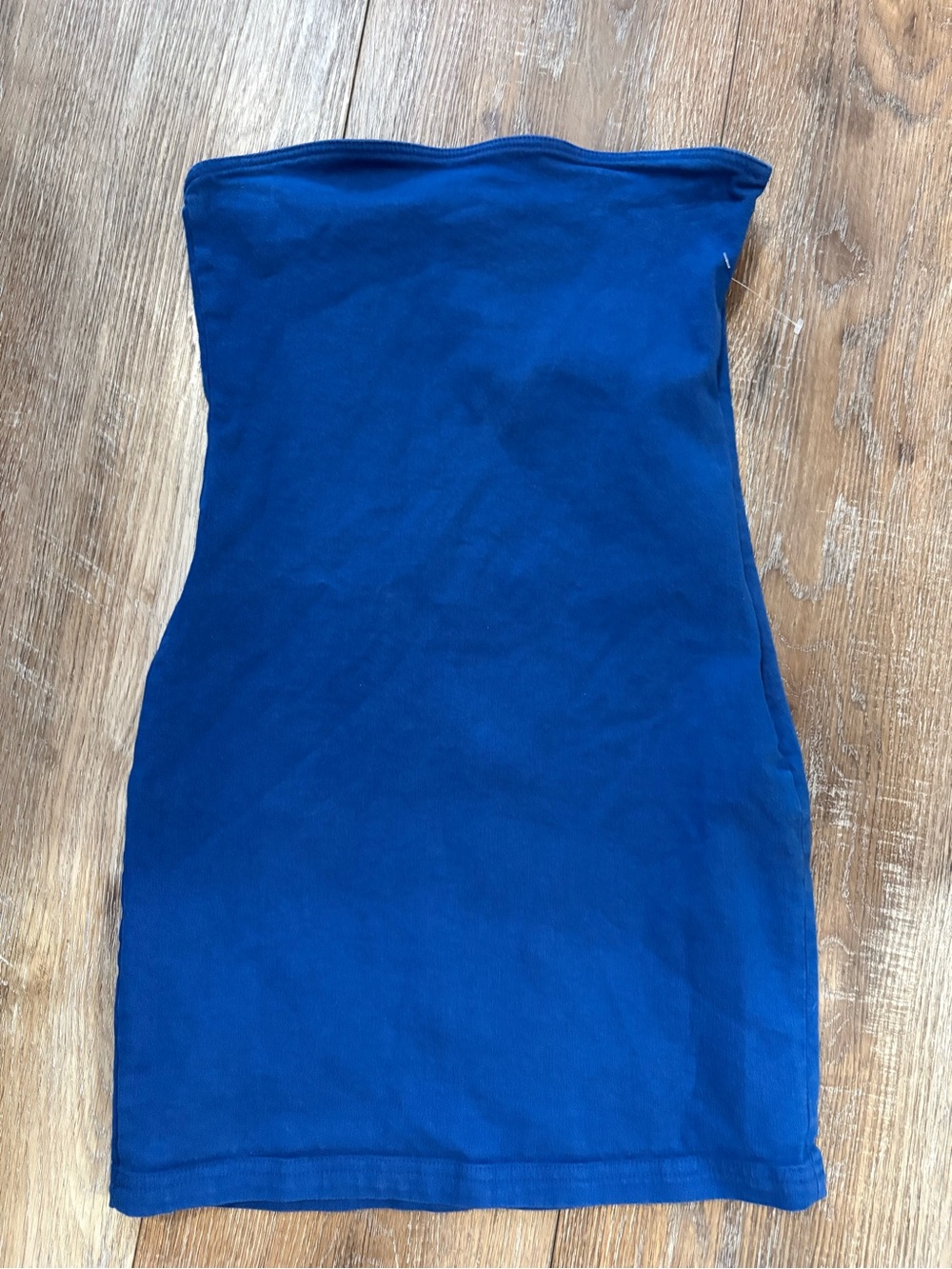 Zara Blue Strapless Tube Dress XS